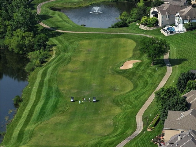 19326 W 98th St, Lenexa, KS 66220 - view of property location featuring a large body of water and a local golf course