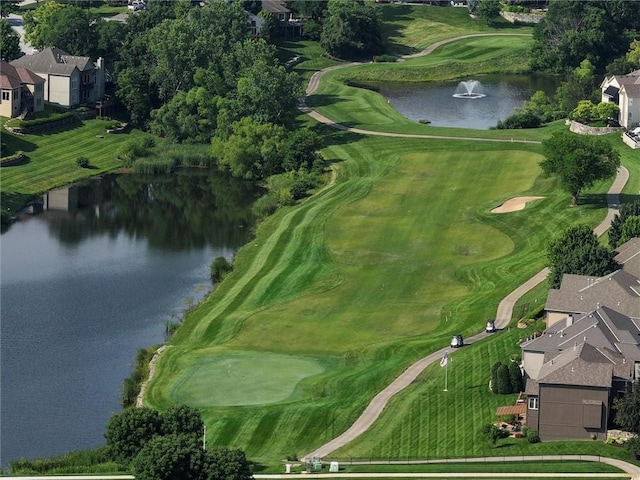 19326 W 98th St, Lenexa, KS 66220 - view of property location with a large body of water and a golf course
