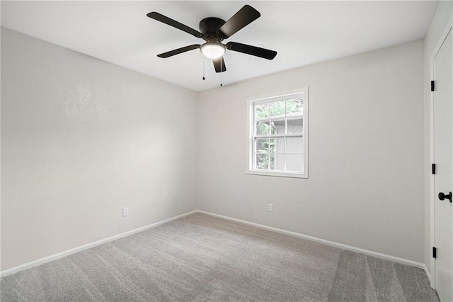 508 N Lincoln St, Olathe, KS 66061 - empty room featuring ceiling fan and carpet