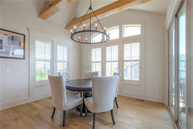 12605 W 169th St, Overland Park, KS 66221 - dining room with light wood-style flooring and a chandelier