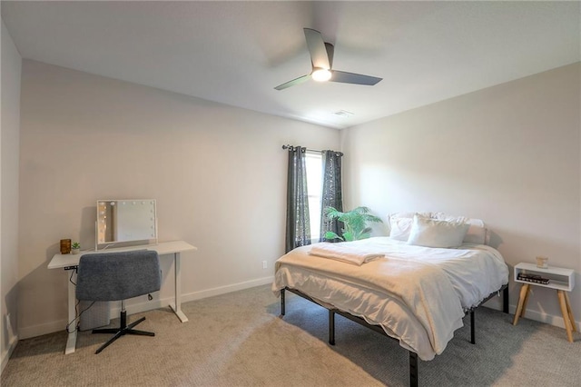 12605 W 169th St, Overland Park, KS 66221 - bedroom with light colored carpet and a ceiling fan