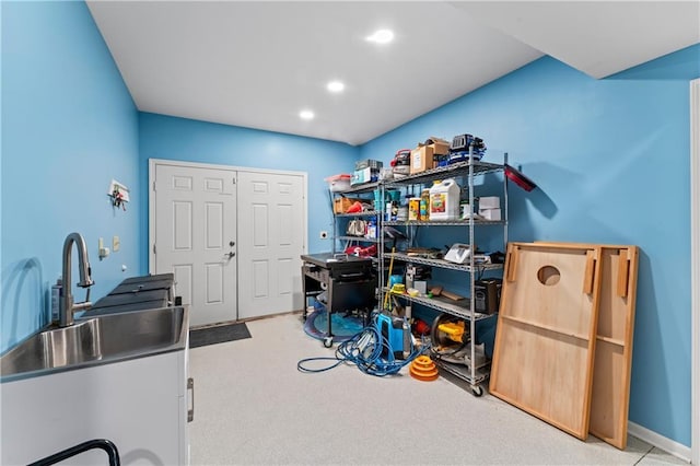 31134 W 161st St, Excelsior Springs, MO 64024 - misc room featuring carpet and recessed lighting