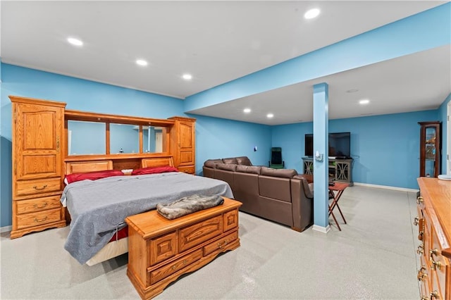 31134 W 161st St, Excelsior Springs, MO 64024 - bedroom featuring light colored carpet and recessed lighting