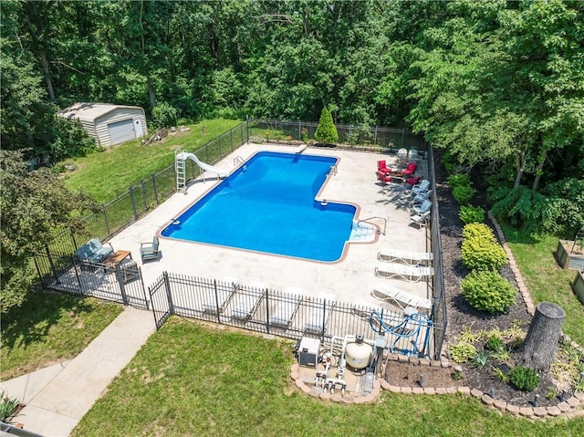 31134 W 161st St, Excelsior Springs, MO 64024 - community pool with a patio area and a water slide