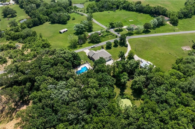 31134 W 161st St, Excelsior Springs, MO 64024 - aerial view of property and surrounding area featuring a pool