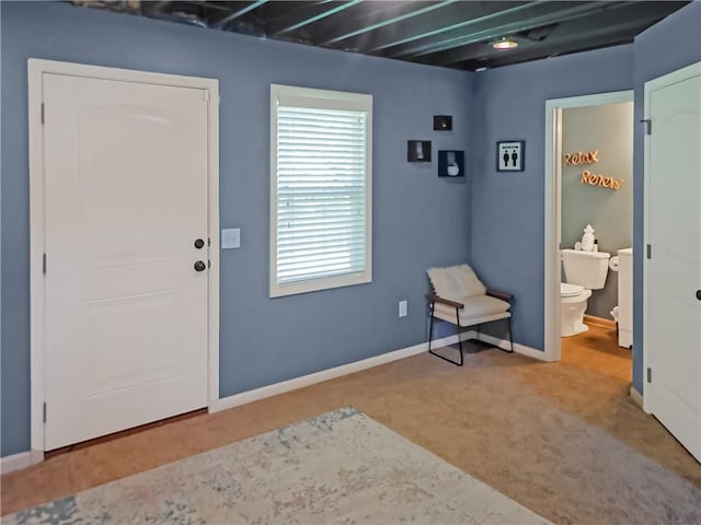 4301 NE 84th Ter, Kansas City, MO 64156 - carpeted entryway featuring baseboards