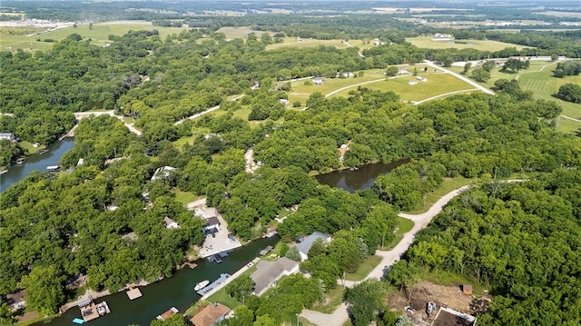 321 W Sugarlake Dr, Mound City, KS 66056 - aerial view of property's location with a nearby body of water