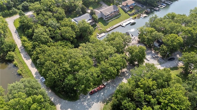 321 W Sugarlake Dr, Mound City, KS 66056 - drone / aerial view of a nearby body of water