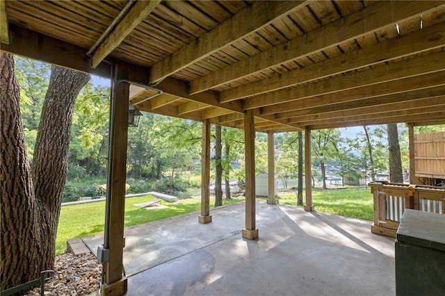 321 W Sugarlake Dr, Mound City, KS 66056 - view of patio / terrace