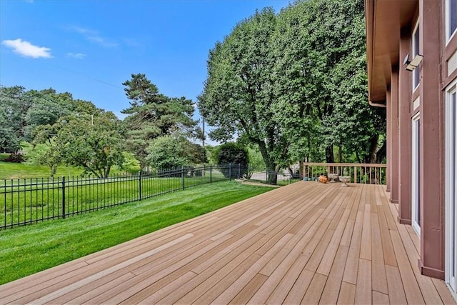 4328 W 110th St, Leawood, KS 66211 - wooden deck featuring a fenced backyard