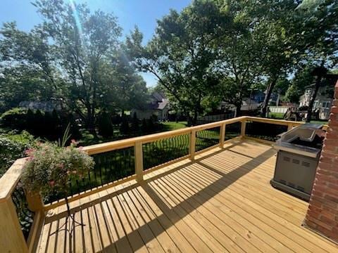 8738 Horton St, Overland Park, KS 66207 - view of deck