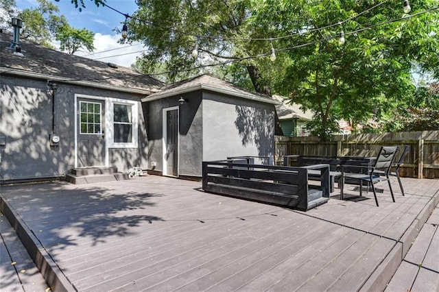 5915 Fontana St, Fairway, KS 66205 - view of wooden deck