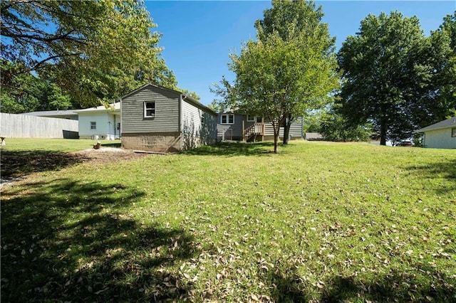 15309 E Mayes Rd, Independence, MO 64050 - view of yard featuring stairway