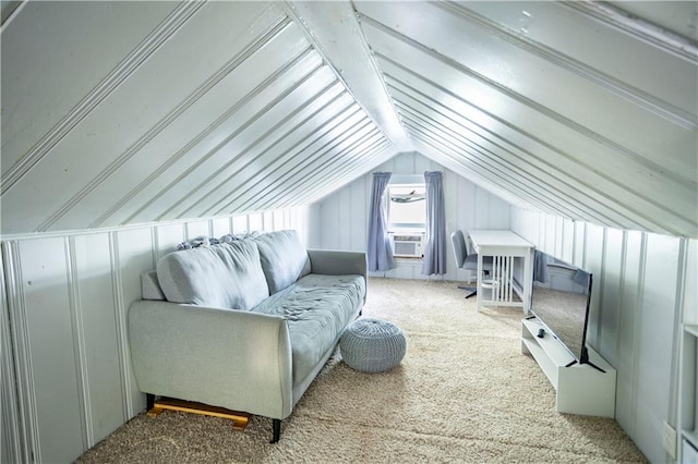 1619 W College St, Independence, MO 64050 - bonus room with vaulted ceiling, carpet flooring, and cooling unit