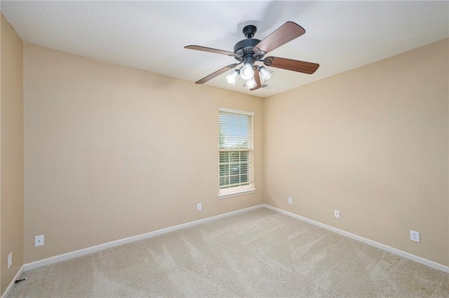 1905 160th St, Basehor, KS 66007 - spare room with light carpet and ceiling fan