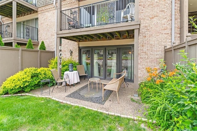 5137 W 75th St, Prairie Village, KS 66208 - patio / terrace featuring a patio area and french doors