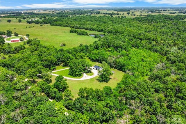 39103 New Lancaster Rd, Lacygne, KS 66040 - aerial view of a forest
