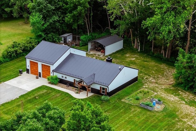 6401 SE Hamilton Rd, Holt, MO 64048 - aerial view of property and surrounding area