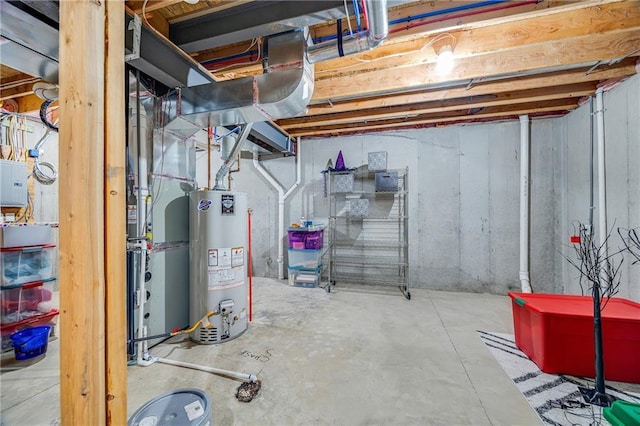 23506 E 10th St S, Independence, MO 64056 - unfinished below grade area featuring water heater