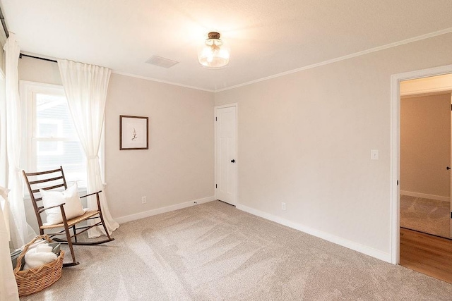 319 E 12th St, Ottawa, KS 66067 - unfurnished room featuring carpet floors and crown molding