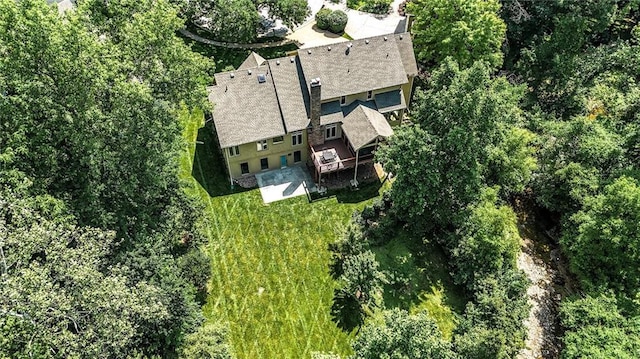 6112 N Mattox Rd, Kansas City, MO 64151 - view from above of property