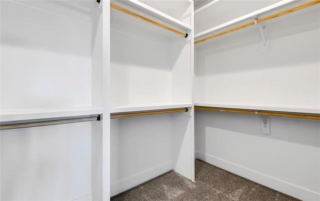 6045 Apache Dr, Shawnee, KS 66226 - walk in closet featuring dark colored carpet