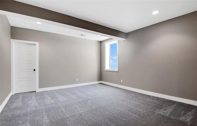 6045 Apache Dr, Shawnee, KS 66226 - unfurnished room featuring carpet floors and recessed lighting