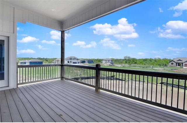 6045 Apache Dr, Shawnee, KS 66226 - deck featuring a residential view