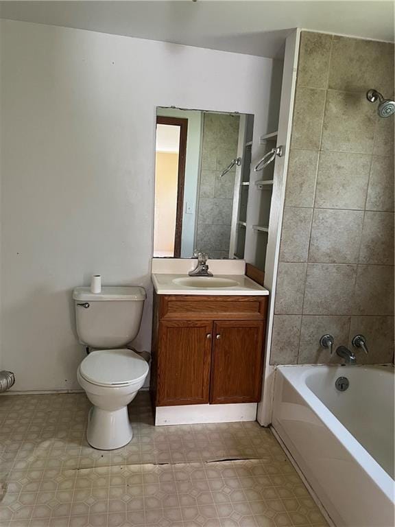 229 E Bates St, Drexel, MO 64742 - full bathroom featuring tile patterned floors, vanity, and shower / tub combination
