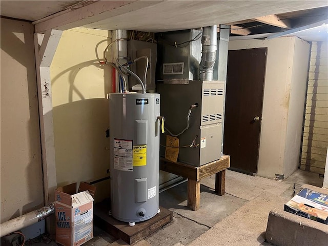 229 E Bates St, Drexel, MO 64742 - utilities with water heater and heating unit