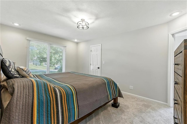 503 Amesbury Dr, Smithville, MO 64089 - bedroom featuring carpet flooring and recessed lighting