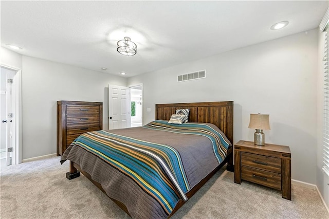 503 Amesbury Dr, Smithville, MO 64089 - bedroom featuring light colored carpet and recessed lighting