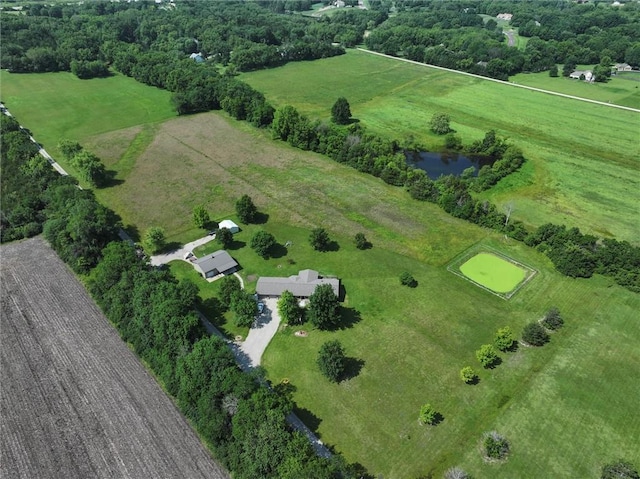 2450 Labette Rd, Ottawa, KS 66067 - aerial overview of property's location with rural landscape