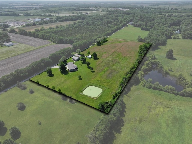 2450 Labette Rd, Ottawa, KS 66067 - overview of rural landscape