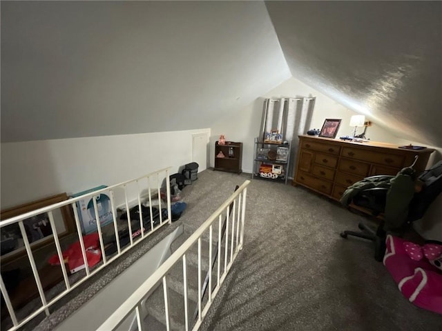 2122 S Scott Ave, Independence, MO 64052 - additional living space with vaulted ceiling and carpet flooring