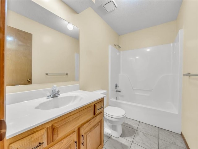 15409 Conser St, Overland Park, KS 66223 - bathroom featuring vanity, shower / bathtub combination, and tile patterned floors