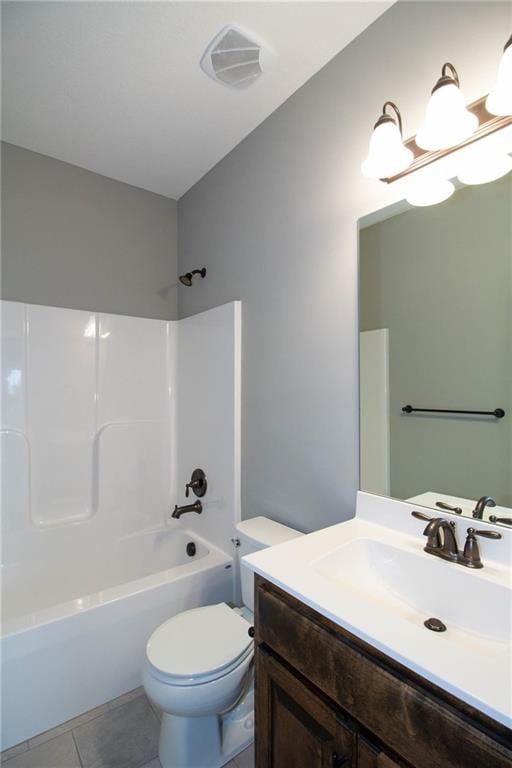 3718 NE 90th Ter, Kansas City, MO 64156 - full bath with vanity, washtub / shower combination, and tile patterned flooring