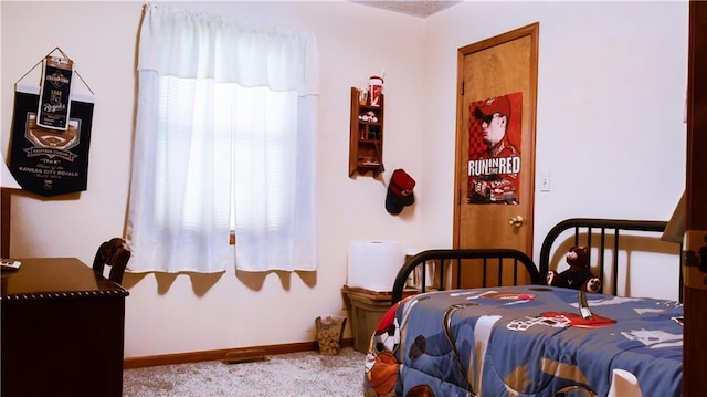 413 Quail Trl, Warrensburg, MO 64093 - bedroom with carpet and baseboards