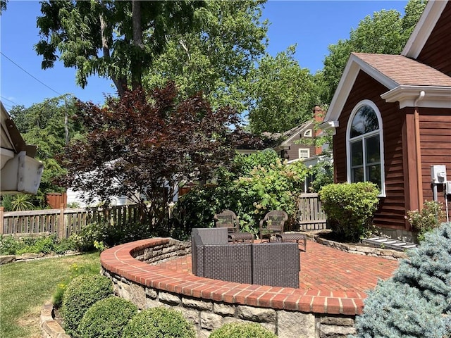 207 W 66th St, Kansas City, MO 64113 - view of yard featuring a patio