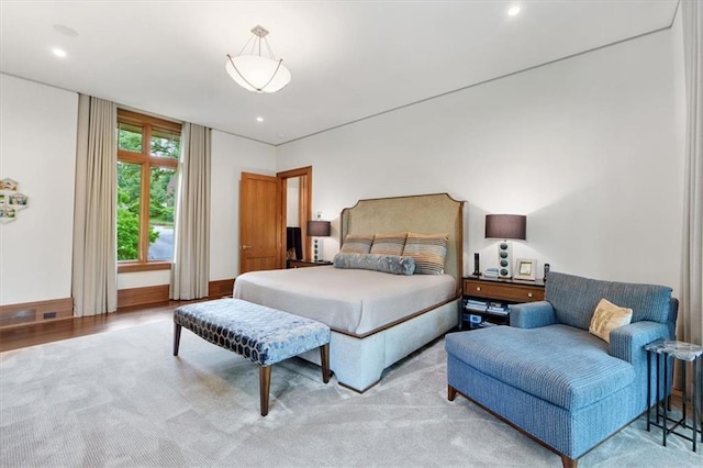 2720 Verona Cir, Mission Hills, KS 66208 - bedroom featuring carpet floors and recessed lighting