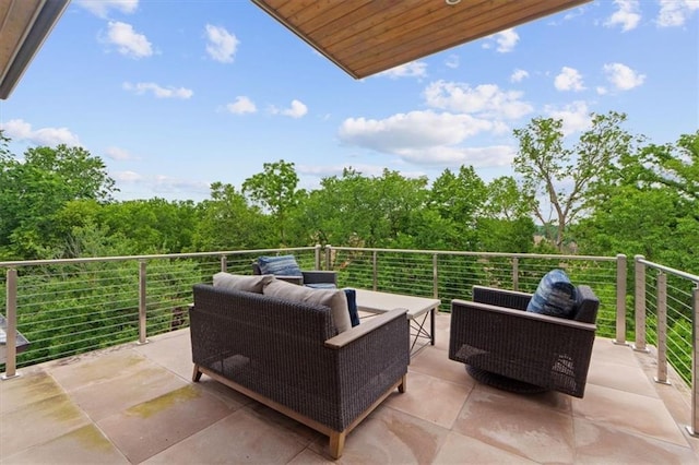 2720 Verona Cir, Mission Hills, KS 66208 - patio / terrace with outdoor lounge area