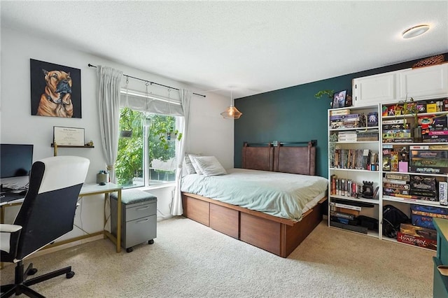 11134 Nieman Rd Unit 201, Overland Park, KS 66210 - bedroom featuring light colored carpet and an office area