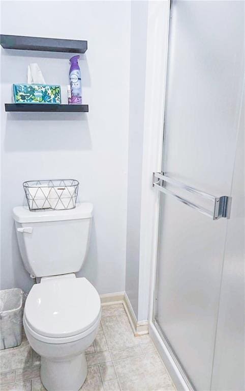 22833 W 44th St, Shawnee, KS 66226 - bathroom with a stall shower and toilet
