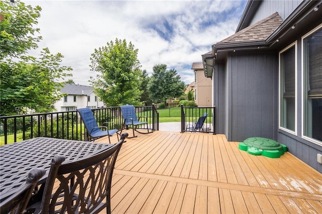 22833 W 44th St, Shawnee, KS 66226 - view of wooden deck