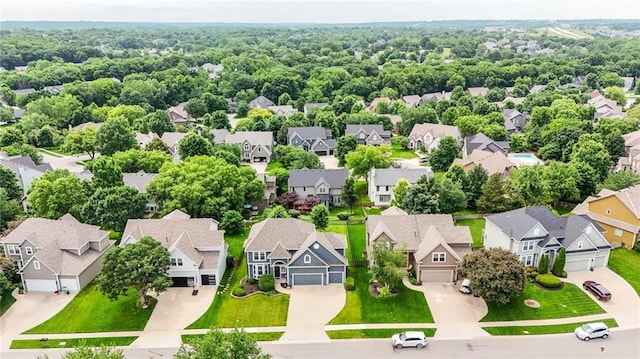 22833 W 44th St, Shawnee, KS 66226 - aerial perspective of suburban area