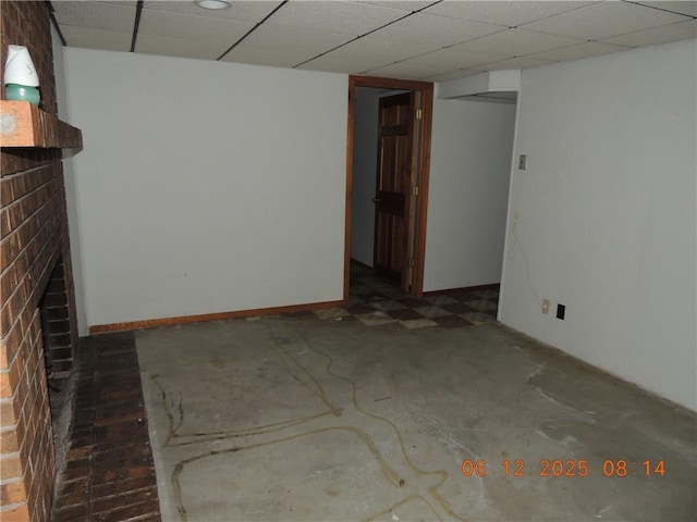 326 Virginia Rd, Excelsior Springs, MO 64024 - finished below grade area with a fireplace