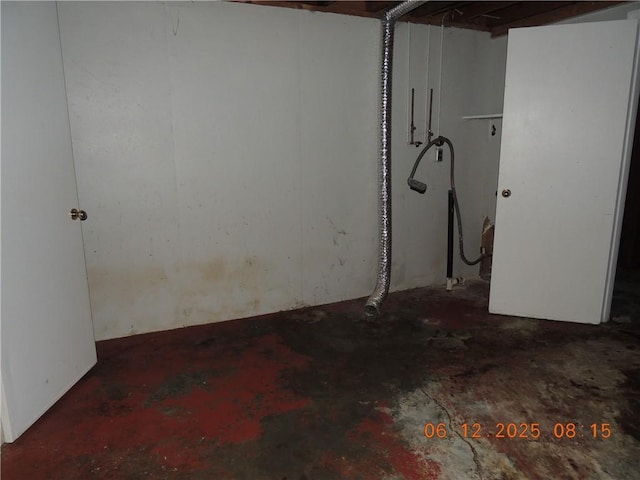 326 Virginia Rd, Excelsior Springs, MO 64024 - view of unfinished basement
