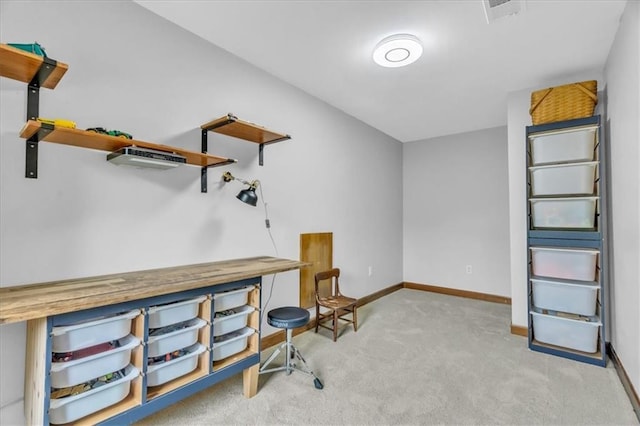 22810 SW Hampton Ct, Blue Springs, MO 64015 - office featuring carpet flooring and baseboards