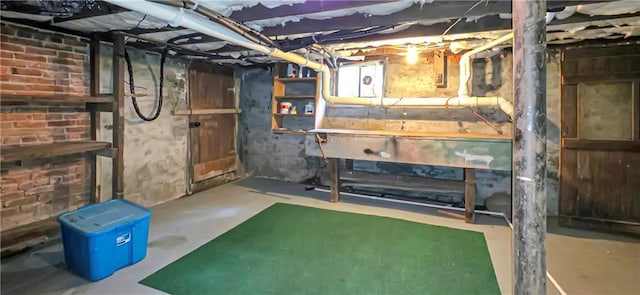 615 N Jefferson St, Carrollton, MO 64633 - view of unfinished basement