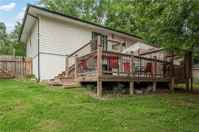 117 Ellison Way, Independence, MO 64050 - rear view of property with a deck